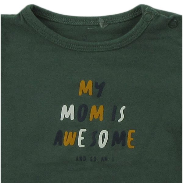 T-Shirt - CUDDLES & SMILES - 9 maanden (74) | Tweedehands kinder en babykleding