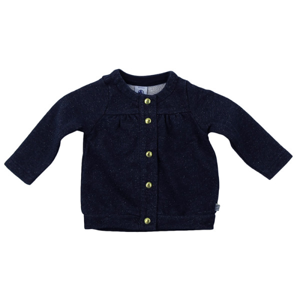 Gilet pailleté - PETIT BATEAU - 12 mois (74)