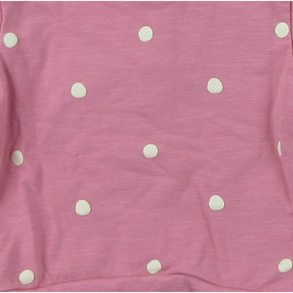 Roze sweatshirt met stippen - 6 maanden (68)