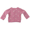 Roze sweatshirt met stippen - 6 maanden (68)