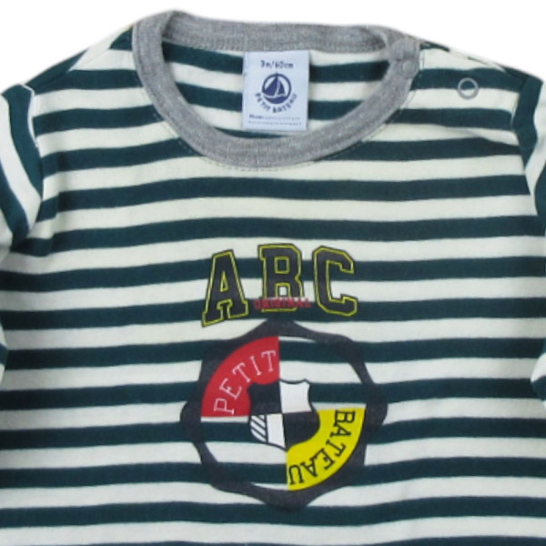 T-Shirt - PETIT BATEAU - 3 mois (59)