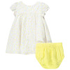 Robe + bloomer imprimé poussin - 6 mois (67)