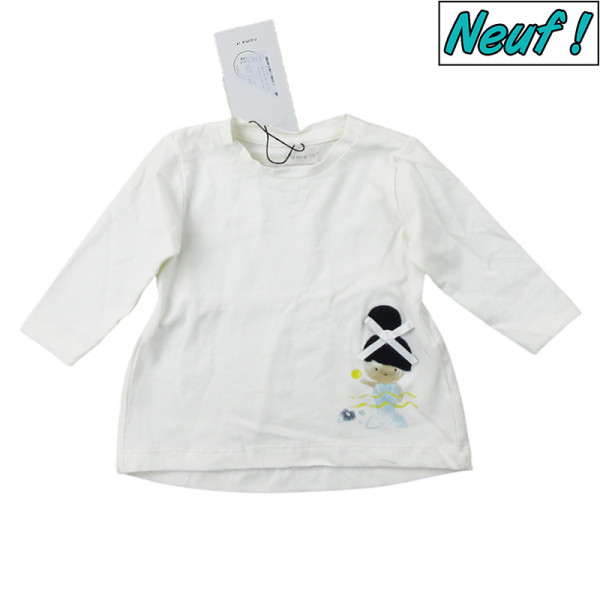 T-Shirt neuf - NAME IT - 1-2 mois (56)